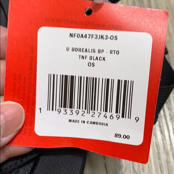 The North Face Borealis Backpack TNF Black - Picture 13 of 13